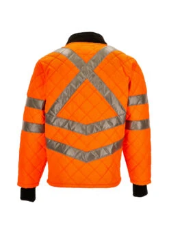 Refrigiwear HiVis Diamond Quilted Jacket -Refrigiwear 0000s 0004 8730 HiVis Diamond Quilted Jacket B 92286.1662481273