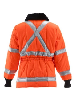Refrigiwear HiVis Iron-Tuff® Jackoat™ With Reflective Tape -Refrigiwear 0342HVO B New 41682.1660053481.1280.1280 68035.1662506587