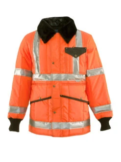 Refrigiwear HiVis Iron-Tuff® Jackoat™ With Reflective Tape -Refrigiwear 0342HVO F New 57821.1660053481.1280.1280 19840.1662506587