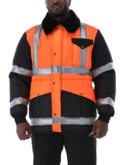 Refrigiwear HiVis Iron-Tuff® Two-Tone Jackoat™ -Refrigiwear 0342TTHVO Model 01149.1660053480.1280.1280 58396.1662506622