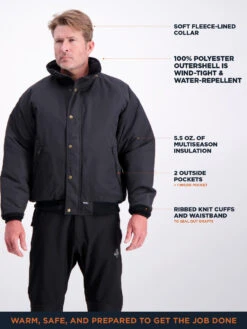 Refrigiwear ChillBreaker™ Jacket -Refrigiwear 0450 Chillbreaker Jacket Black 06097.1693488466