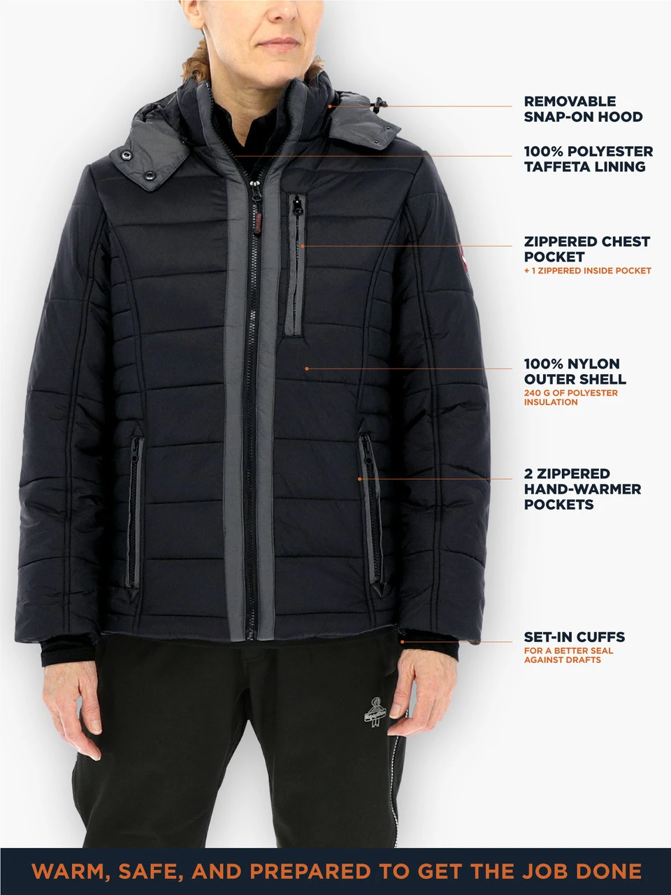 Refrigiwear Women's Pure-Soft Puffer Jacket 6 Refrigiwear Women's Pure-Soft Puffer Jacket - Image 6