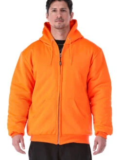 Refrigiwear HiVis Insulated Quilted Sweatshirt -Refrigiwear 0488 Insulated Quilted Sweatshirt OModel 08290.1664203053
