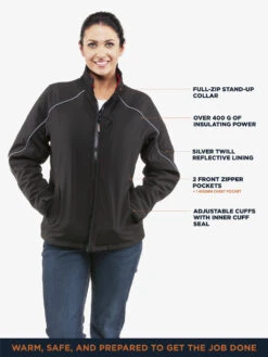 Refrigiwear Women's Insulated Softshell Jacket -Refrigiwear 0493 Women s Insulated Softshell Jacket 21263.1699388150