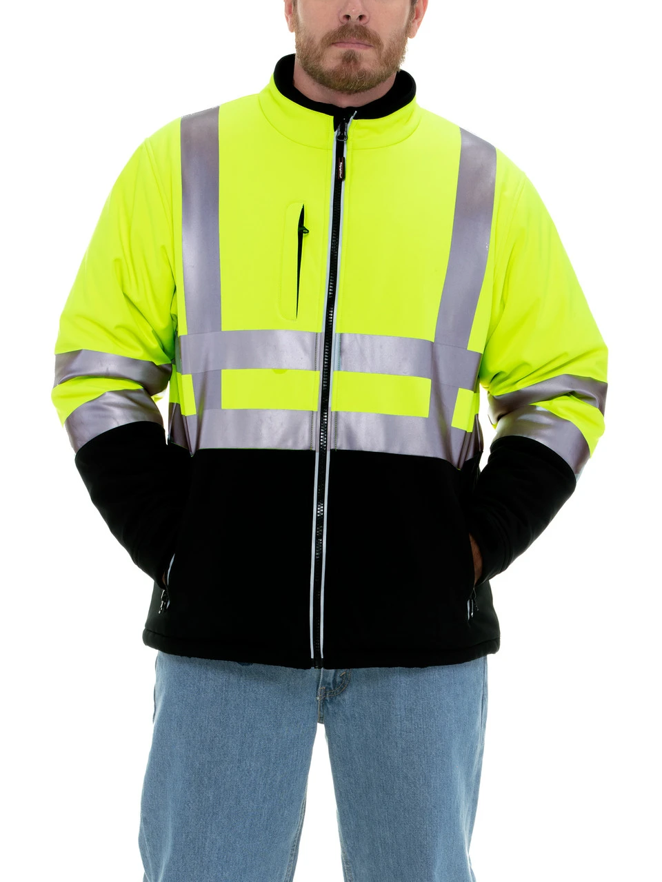 Refrigiwear HiVis Insulated Softshell Jacket 2 Refrigiwear HiVis Insulated Softshell Jacket - Image 2