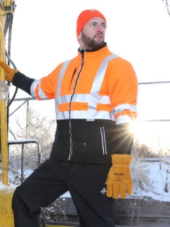 Refrigiwear HiVis Insulated Softshell Jacket 19 Refrigiwear HiVis Insulated Softshell Jacket -Refrigiwear 0496HVO Model 54785.1667838593