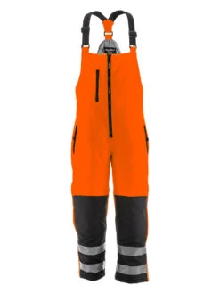 Refrigiwear HiVis Insulated Softshell Bib Overalls -Refrigiwear 0497HVO F NEW 51087.1667838591