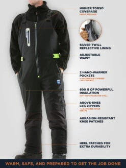 Refrigiwear Extreme Softshell Bib Overalls 9 Refrigiwear Extreme Softshell Bib Overalls -Refrigiwear 0795 Extreme Softshell Insulated High Bib 25318.1682360673