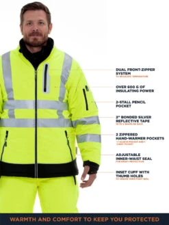 Refrigiwear HiVis Extreme Softshell Jacket 13 Refrigiwear HiVis Extreme Softshell Jacket -Refrigiwear 0796 Men s Insulated HiVis Extreme Softshell Jacket with Reflective Tape 15581.1693487542