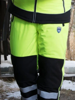 Refrigiwear HiVis Extreme Softshell Bib Overalls -Refrigiwear 0797HVL Model 38621.1691603759