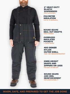 Refrigiwear Iron-Tuff® Low Bib Overalls -Refrigiwear 4 B00U6PR2ZA Iron Tuff Low Bib 1500x2000 68179.1658539391