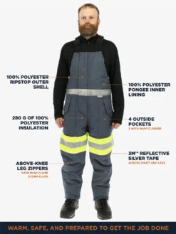 Refrigiwear Freezer Edge® Bib Overalls -Refrigiwear 7250 Freezer Edge Bib Overalls 86944.1682361156