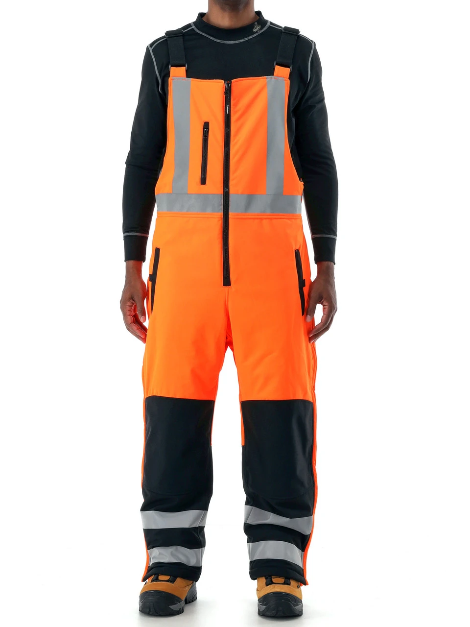 Refrigiwear HiVis Insulated Softshell High Bib Overalls 9 Refrigiwear HiVis Insulated Softshell High Bib Overalls - Image 9