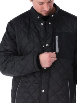 Refrigiwear Insulated Diamond Quilted Jacket -Refrigiwear 8305 chest pocket 77597.1690316508