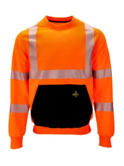 Refrigiwear HiVis Crewneck Sweatshirt -Refrigiwear 8475HVO F 37522.1690222792
