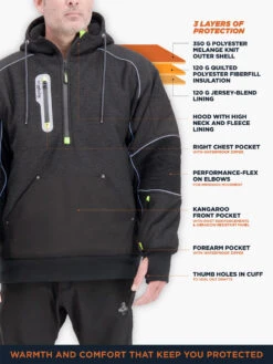 Refrigiwear Extreme Hybrid Sweatshirt 11 Refrigiwear Extreme Hybrid Sweatshirt -Refrigiwear 8480 Extreme Hybrid Insulated Pullover 38320.1682361692