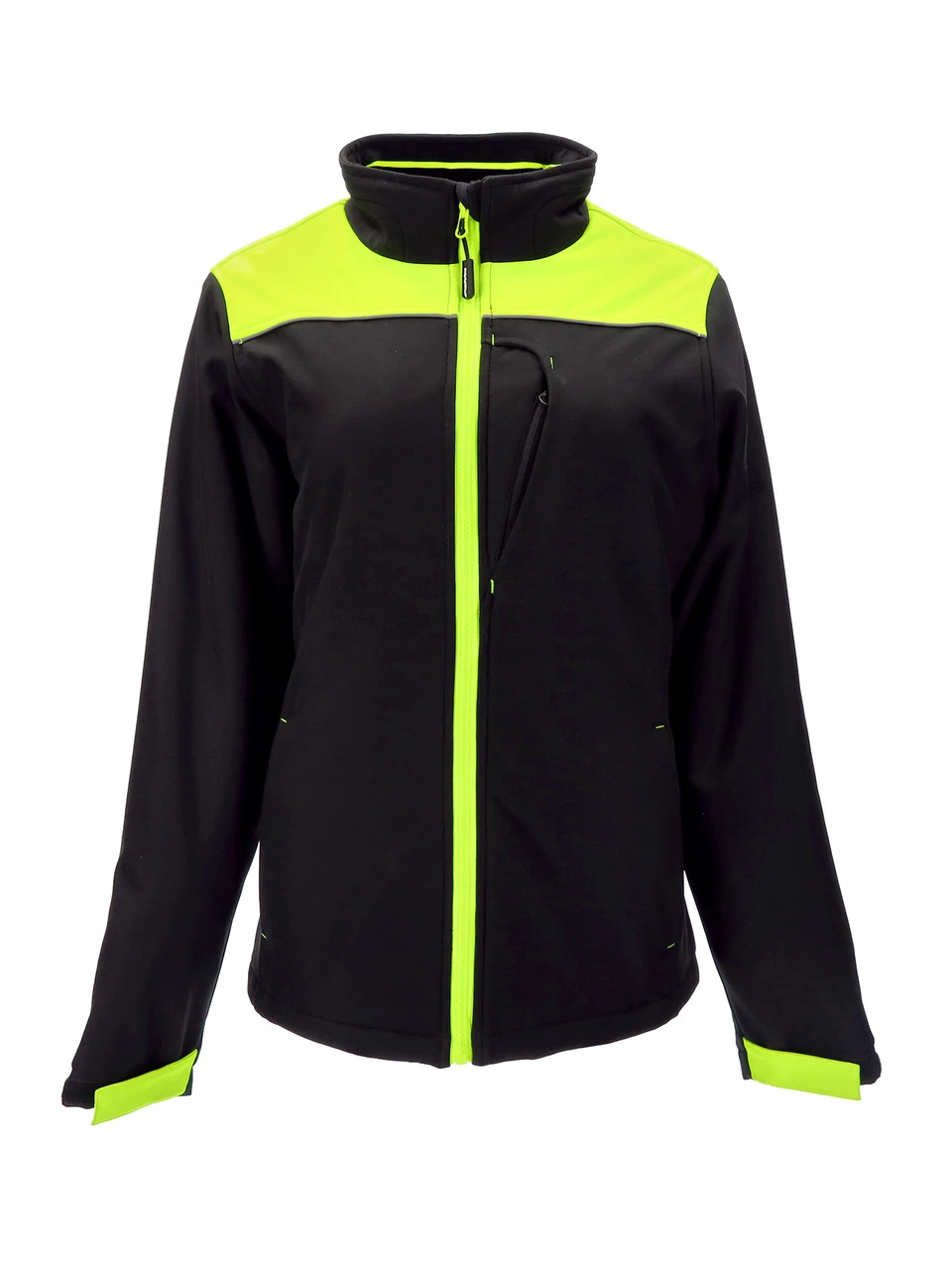 Refrigiwear Women's Two-Tone HiVis Insulated Softshell Jacket 1 Refrigiwear Women's Two-Tone HiVis Insulated Softshell Jacket