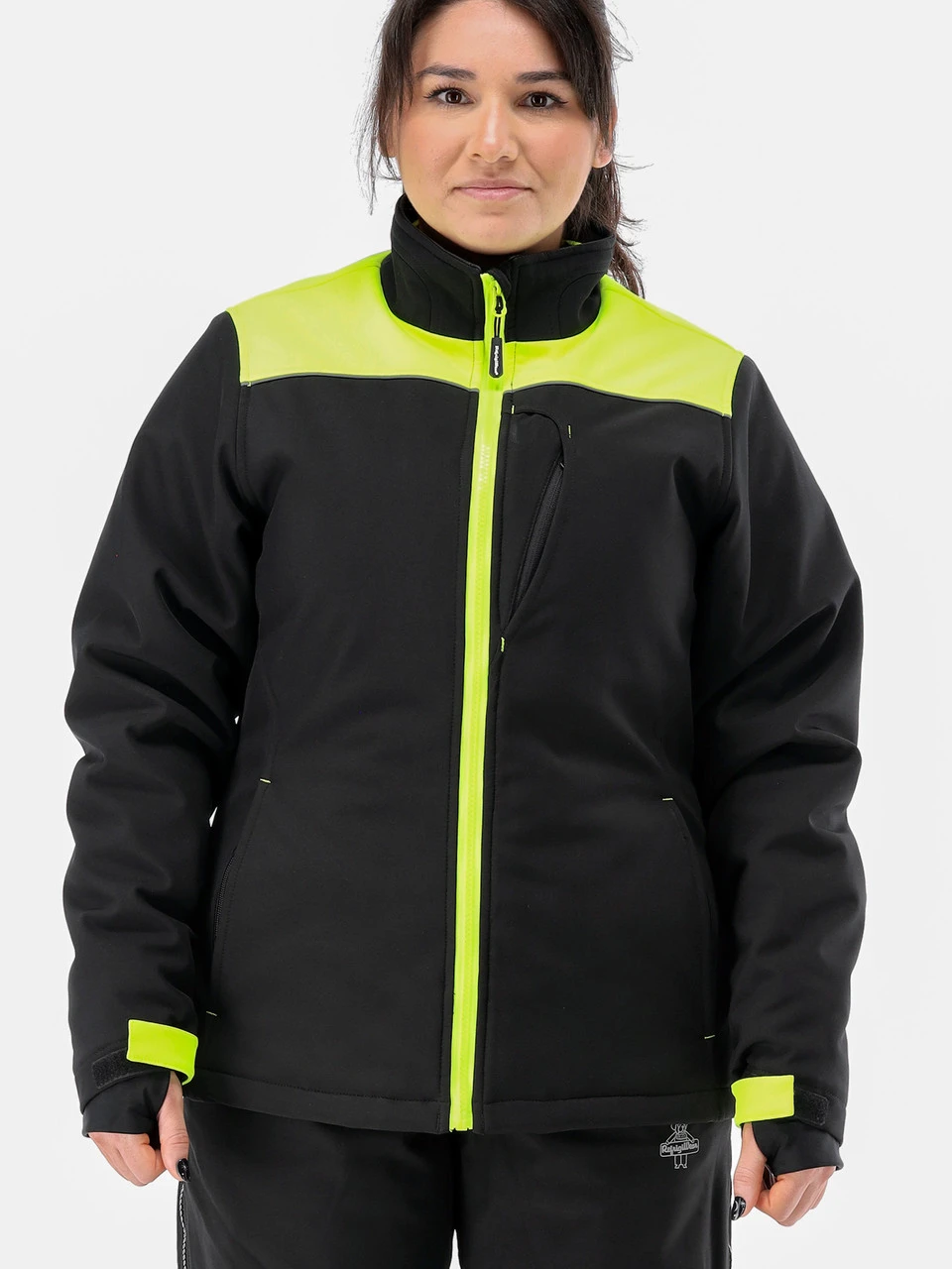 Refrigiwear Women's Two-Tone HiVis Insulated Softshell Jacket 8 Refrigiwear Women's Two-Tone HiVis Insulated Softshell Jacket - Image 8