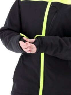 Refrigiwear Women's Two-Tone HiVis Insulated Softshell Jacket -Refrigiwear 8593HVL thumb cuff 76365.1690222586