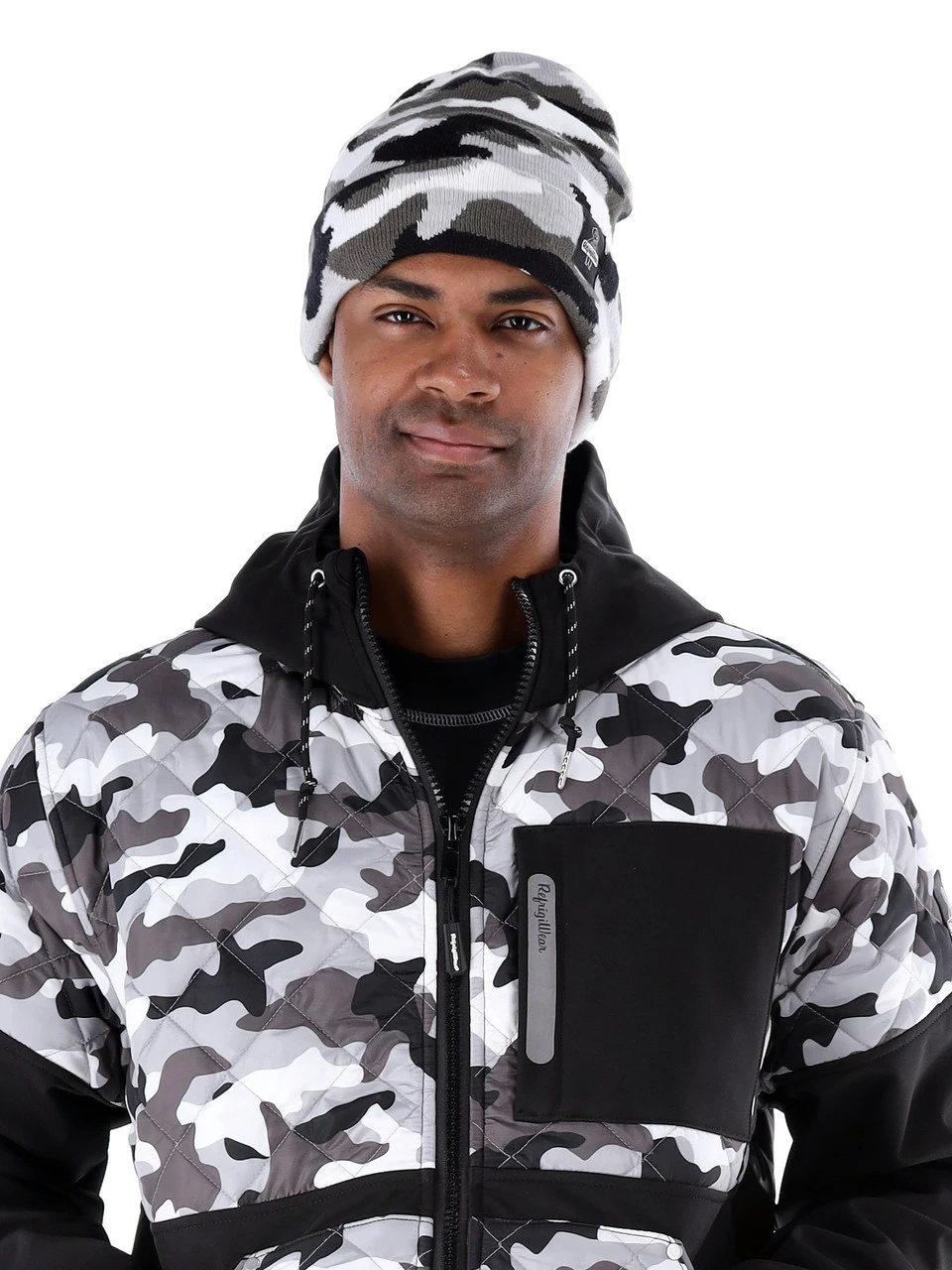 Refrigiwear Camo Diamond Quilted Hooded Jacket 7 Refrigiwear Camo Diamond Quilted Hooded Jacket - Image 7