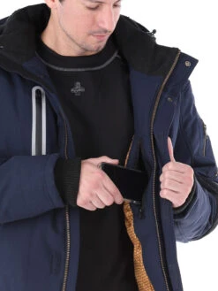 Refrigiwear 54 Gold Hooded Utility Jacket -Refrigiwear 8754 feature pocket 06146.1690316068