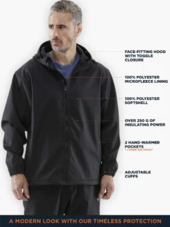 Refrigiwear Lightweight Softshell Jacket With Hood -Refrigiwear 9150 Lightweight Softshell Jacket 38256.1682361913