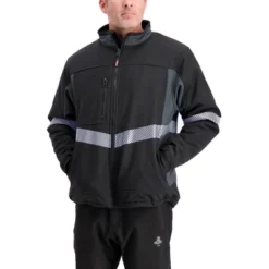 RefrigiWear Enhanced Visibility Insulated Softshell Jacket With Reflective Tape -Refrigiwear GUEST 01b87a09 c1f5 4807 b846 5e057f0159e0