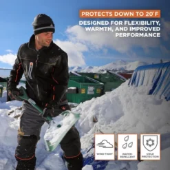 RefrigiWear Men's Insulated PolarForce Hybrid Fleece Jacket With HiVis Piping -Refrigiwear GUEST 1895831a 6b56 448d 9f21 96cd6b090a47