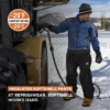 RefrigiWear Men's Warm Water-Resistant Insulated Softshell Pants -20F Protection