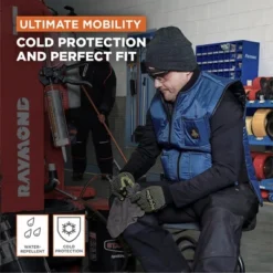 RefrigiWear Men's Warm Cooler Wear Lightweight Fiberfill Insulated Workwear Vest -Refrigiwear GUEST 1e174952 8945 427f bcfd d268d1a1444c