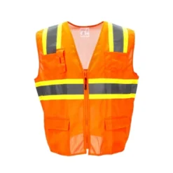 RefrigiWear Hi Vis Safety Orange Work Vest -Refrigiwear GUEST 2ccdabac bd49 4313 afdc 5ff8aba72426