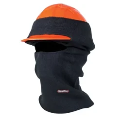 RefrigiWear 2 Layer Long Neck Industrial Hard Hat Balaclava Face Mask, One Size