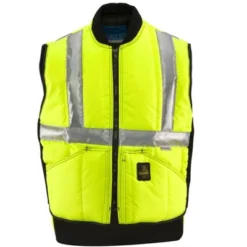 RefrigiWear Iron-Tuff High Visibility Insulated Safety Vest With Reflective Tape -Refrigiwear GUEST 3c6d26ad a421 4971 80a3 046174297ea1