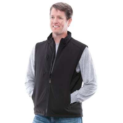 RefrigiWear Men's Warm Insulated Softshell Vest With Micro-Fleece Lining 2 RefrigiWear Men's Warm Insulated Softshell Vest With Micro-Fleece Lining - Image 2