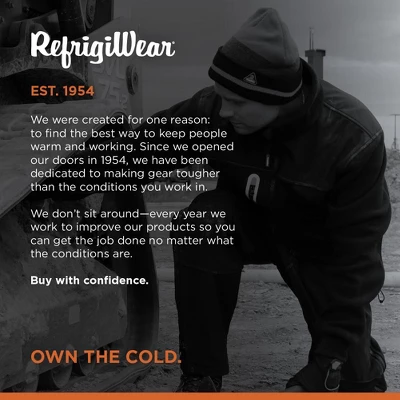 RefrigiWear Men's Acrylic Knit ChillBreaker Winter Cap 4 RefrigiWear Men's Acrylic Knit ChillBreaker Winter Cap - Image 4