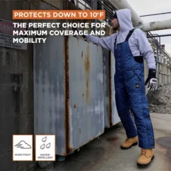 RefrigiWear Men's Cooler Wear Fiberfill Insulated Bib Overalls -Refrigiwear GUEST 4499cb25 d1dc 4879 87b2 9a46cd6cca8c