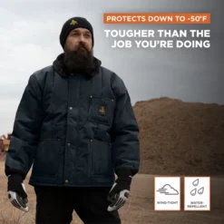 RefrigiWear Men's Insulated Iron-Tuff Polar Jacket With Soft Fleece Collar 8 RefrigiWear Men's Insulated Iron-Tuff Polar Jacket With Soft Fleece Collar -Refrigiwear GUEST 4d3db09b c226 4945 b193 340626865519