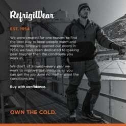 RefrigiWear Mens Frostline Pullover Sweatshirt Insulated Hoodie With Fleece Hood -Refrigiwear GUEST 582b5bf6 f5cf 4f54 8026 98108429b025