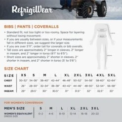 RefrigiWear Men's ChillBreaker Warm Lightweight Insulated High Bib Overalls -Refrigiwear GUEST 5a6da794 daaf 4ace 9889 a9b1268211b8