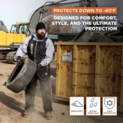 RefrigiWear Men's Insulated Extreme Softshell High Bib Overalls -60F Protection -Refrigiwear GUEST 6fb23505 f1c7 4dec b063 3f6546737423