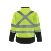 RefrigiWear Men's High Visibility Softshell Safety Jacket With Reflective Tape