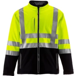 RefrigiWear Mens High Visibility Insulated Softshell Jacket With Reflective Tape -Refrigiwear GUEST 7961fdd7 d745 41f1 acde a68d62bc0916