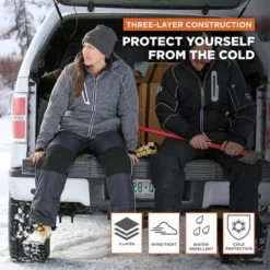 RefrigiWear Women's Fleece Lined Extreme Sweater Jacket With Removable Hood -Refrigiwear GUEST 7a9e53ff 89f6 4527 813b b5d2e74c867c