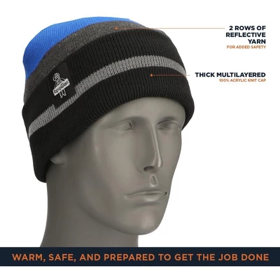 RefrigiWear Men's Acrylic Knit ChillBreaker Winter Cap 2 RefrigiWear Men's Acrylic Knit ChillBreaker Winter Cap - Image 2