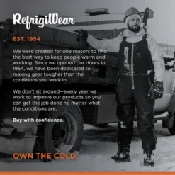 RefrigiWear Men's Insulated Extreme Softshell High Bib Overalls -60F Protection -Refrigiwear GUEST 96b6dfb7 fe30 49d1 aaf2 25b02ec46456