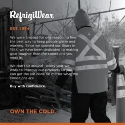 RefrigiWear Mens High Visibility Insulated Softshell Jacket With Reflective Tape -Refrigiwear GUEST aa3203db c20d 4248 bb6f 5af5b78bb0ec