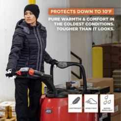 RefrigiWear Women's Pure-Soft Lightweight Insulated Jacket With Removable Hood -Refrigiwear GUEST b651307e 9e52 45ca b77f 4546449cff3e