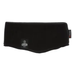 RefrigiWear Warm Double Layered Polartec Fleece Headband (Black, One Size Fits All)