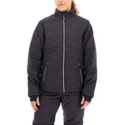 RefrigiWear Women's Warm Lightweight Packable Quilted Ripstop Insulated Jacket -Refrigiwear GUEST bd0f78f1 cef8 490d acf5 04376c5f5d57
