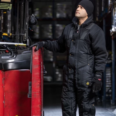 RefrigiWear Men's Iron-Tuff Insulated High Bib Overalls -50F Cold Protection 2 RefrigiWear Men's Iron-Tuff Insulated High Bib Overalls -50F Cold Protection - Image 2